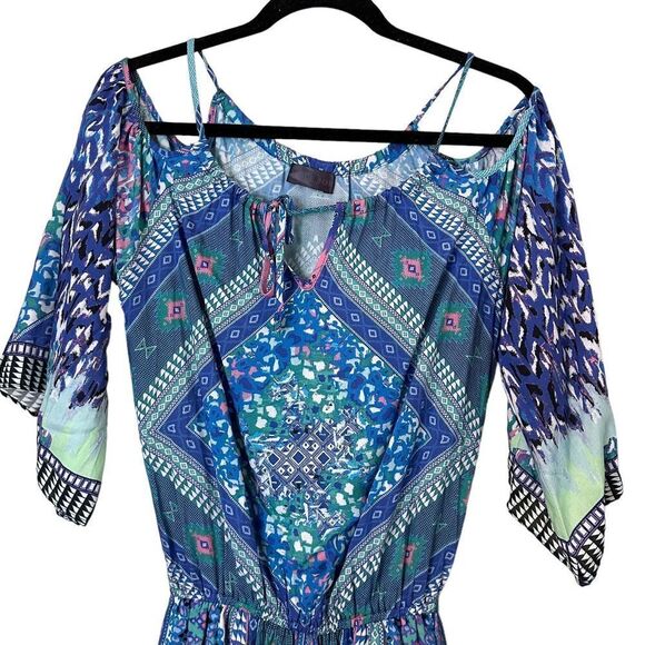 Hale Bob Cold Shoulder Dress Size Small - Picture 3 of 7